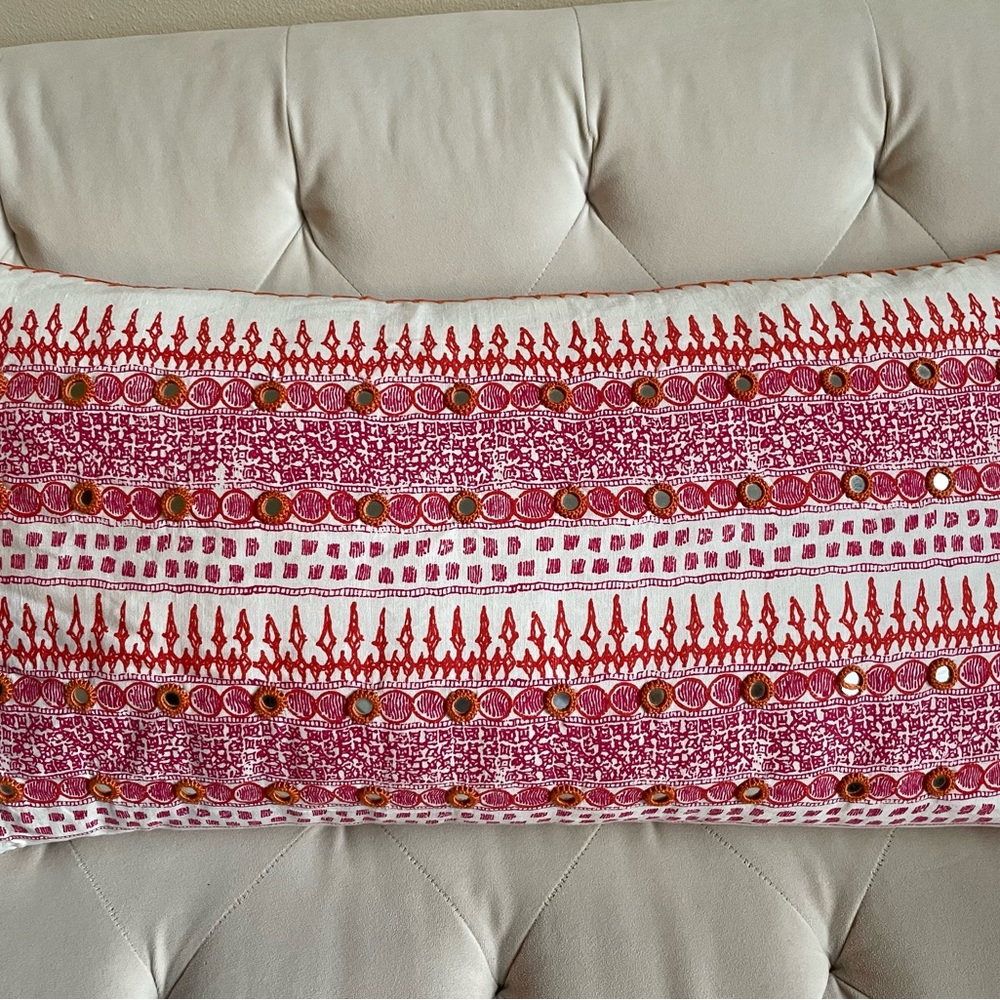 Anthropologie John Robshaw large lumbar pillow